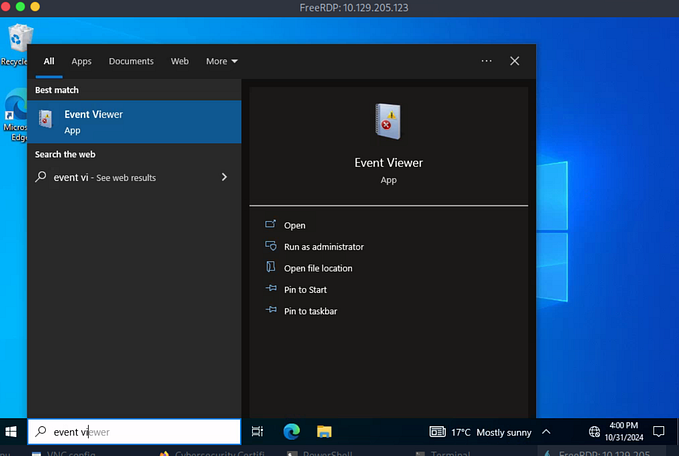 Windows Event