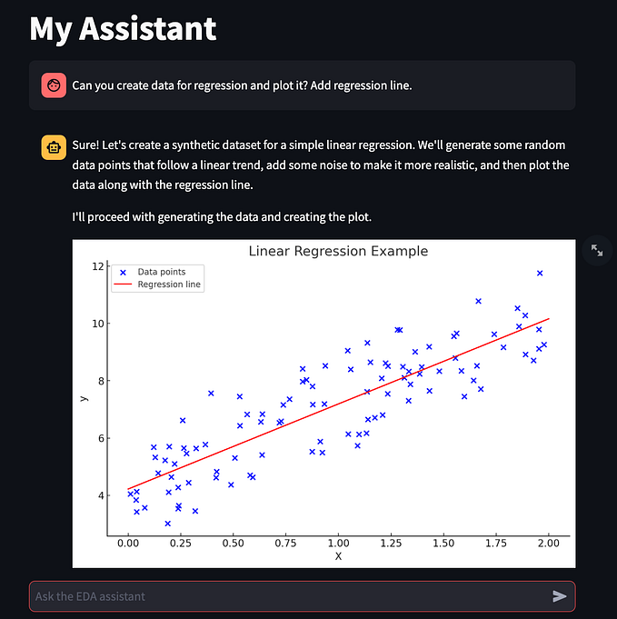 Building Assistant API application with Streamlit