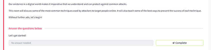 Tryhackme Free Walk-through Room: Common Attacks