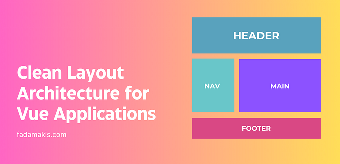 Clean Layout Architecture for Vue Applications
