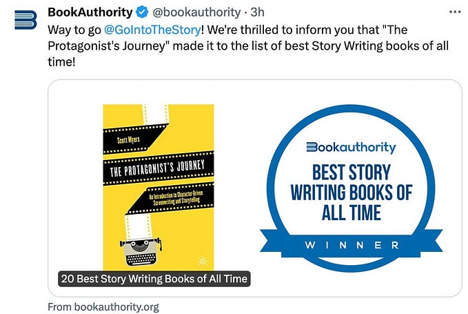 Update: “The Protagonist’s Journey”