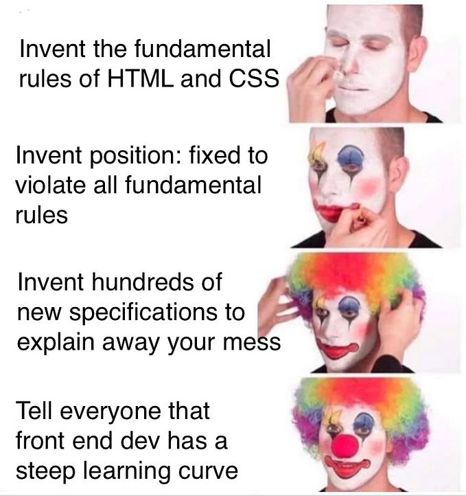 CSS position: fixed is terrible, here’s why