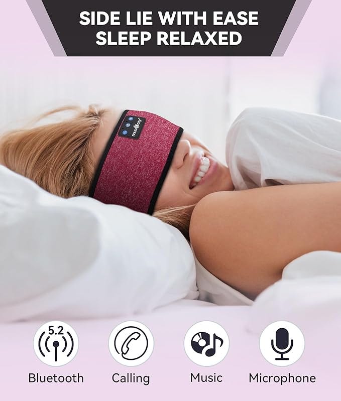 Experience Serene Sleep with MUSICOZY Bluetooth Sleep Headband by