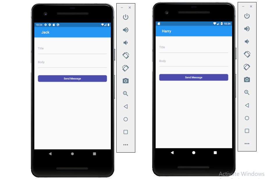 How to send message with firebase console and One-to-One using Firebase Cloud Messaging in…