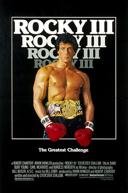 Rocky' to 'Creed': Ranking Every 'Rocky' Movie Poster, by Sean Redlitz