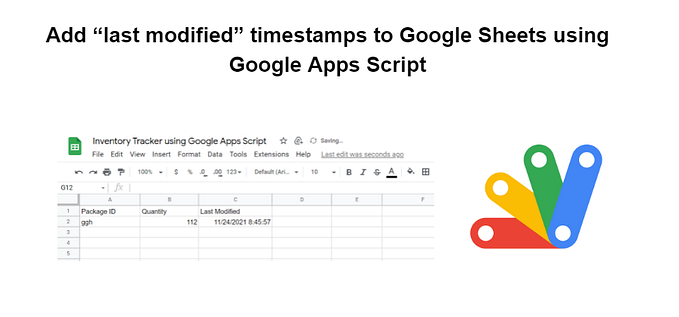 Add “last modified” timestamps to Google Sheets