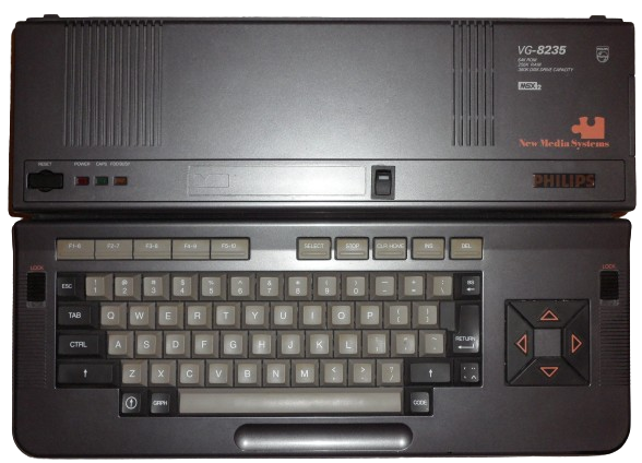 MSX-2 home computer as produced by Philips in 1986.