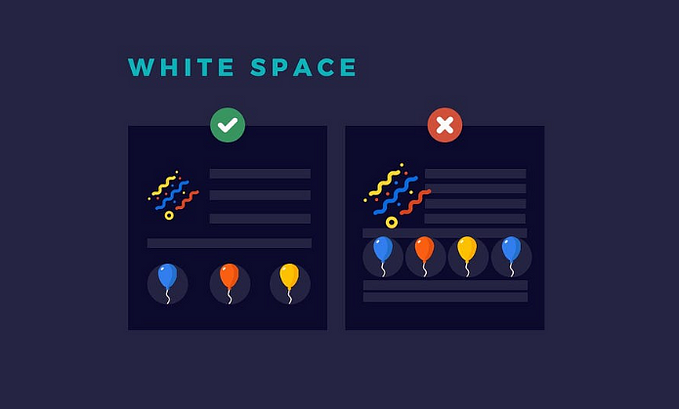Design Delights: White Space (with bonus tip: using padding to create a navigation menu)
