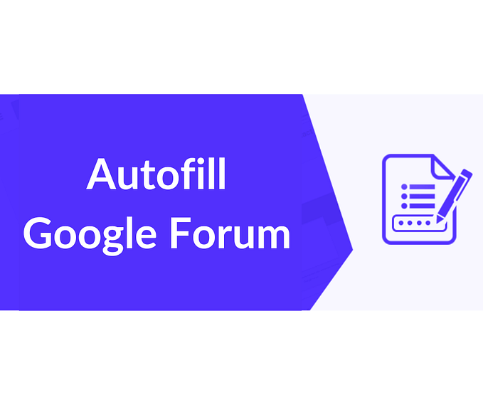 How to make Autofill bot for Google Form?