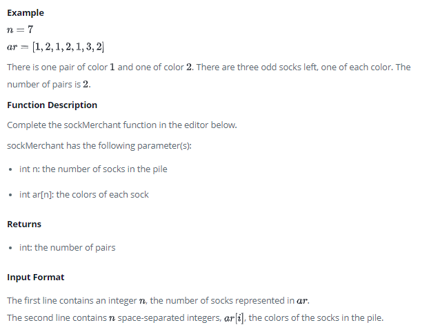 How I Solved Hacker Rank Challenge, Sales by Match