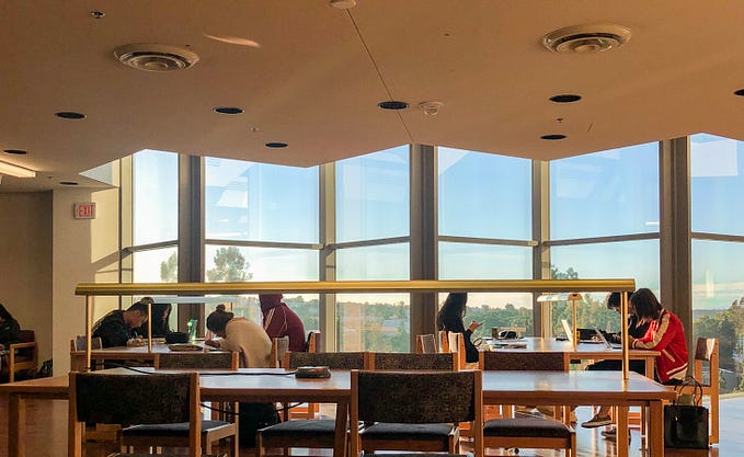 Top 5 study spots at UCI