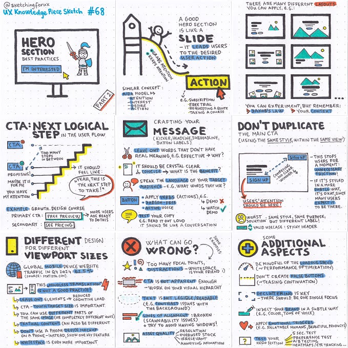 Hero section best practices & inspiration (Part 2)