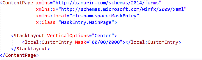 Masked Entry in Xamarin.Forms