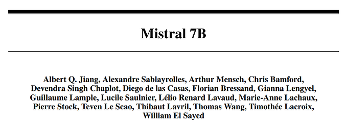 Papers Explained: Mistral 7B