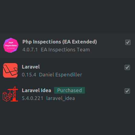 Laravel key plugins