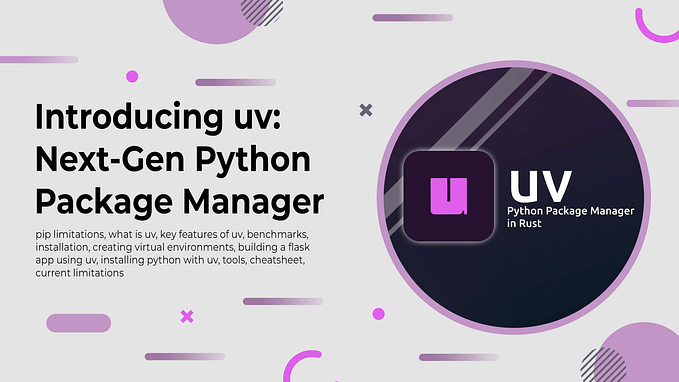 Introducing uv: Next-Gen Python Package Manager
