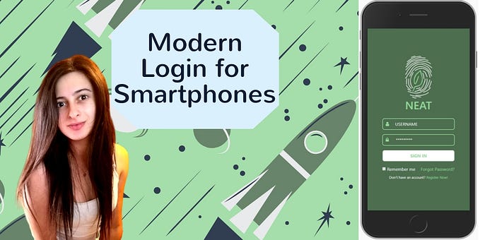 Create A Responsive Modern Login Form for Smartphones