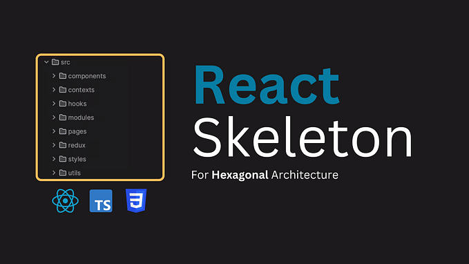 📂✨ Folder structure in a React hexagonal architecture