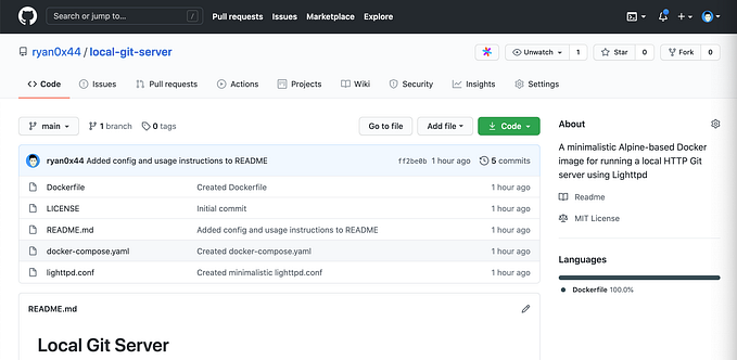 How to test a system (in isolation) which needs to `git clone`