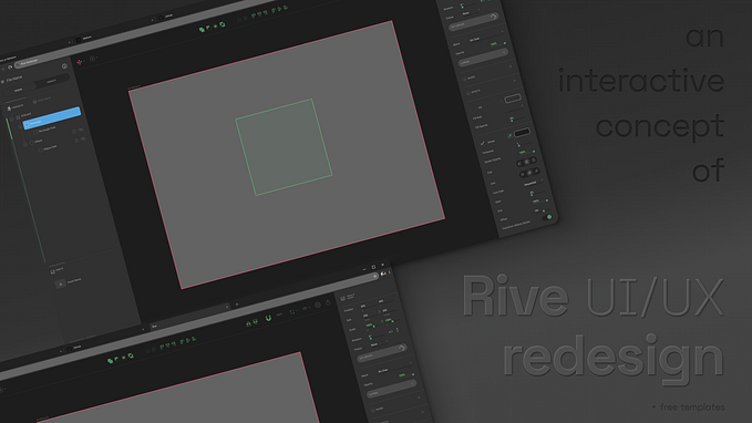 Rive UI/UX redesign concept