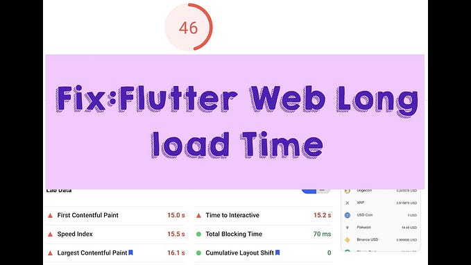 How to Speed Up Your Flutter Web App: Advanced Techniques for Faster Load Times