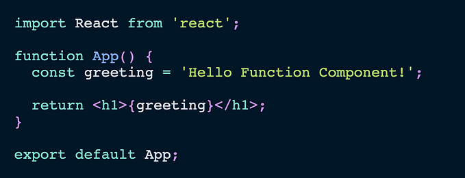 Props to you, React!