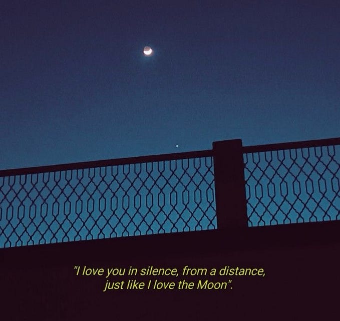 The Silence of Loving Someone, But Never Telling Them