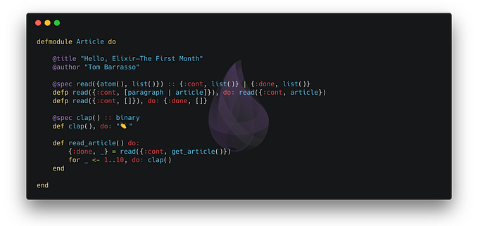 Hello, Elixir — The First Month