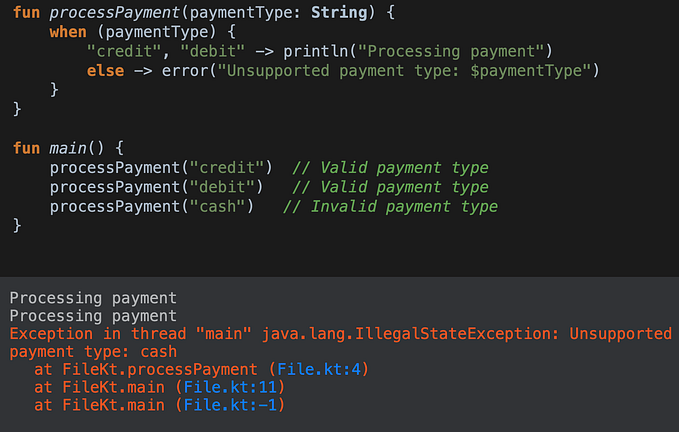 🔝6 Exception Concepts in Kotlin with code snippets