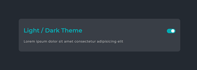 How to create a dark/light theme switch using HTML, CSS, and JavaScript