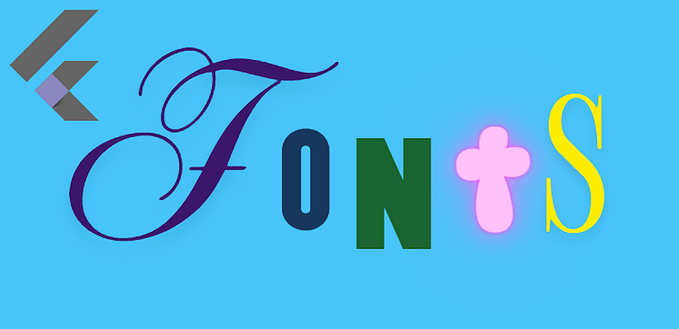 Flutter. Fonts