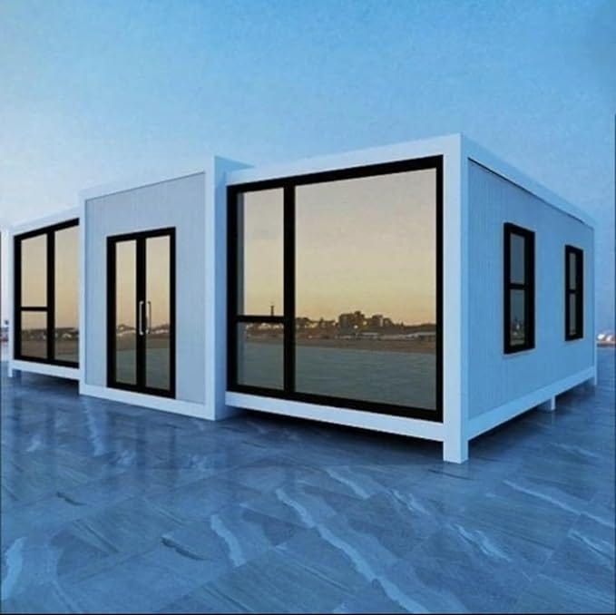 20ft Expandable Tiny House Modern Design Large Windows (2 Bed,1 Bath)