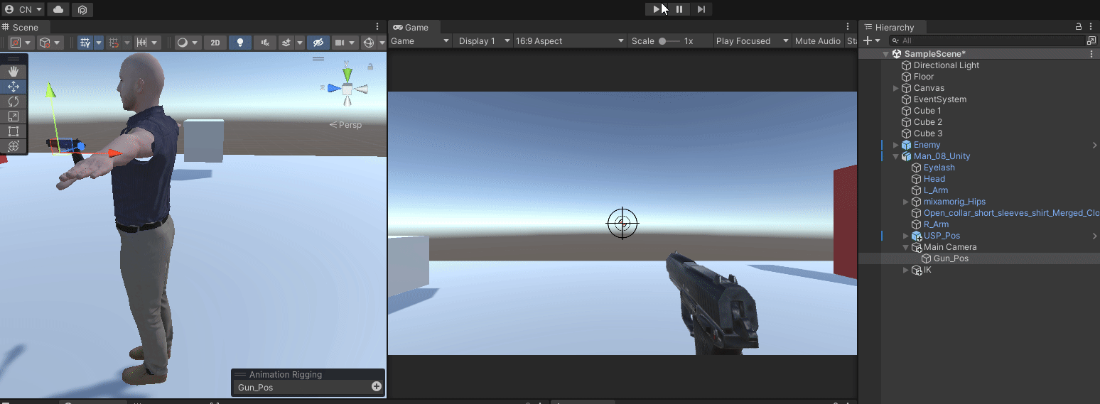 Journal 119 — Unity 3D Zombie Shooter, Add Animations with Rig Builder