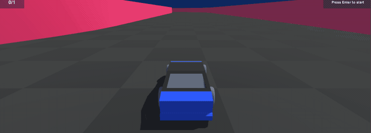 Make a driving game in unity