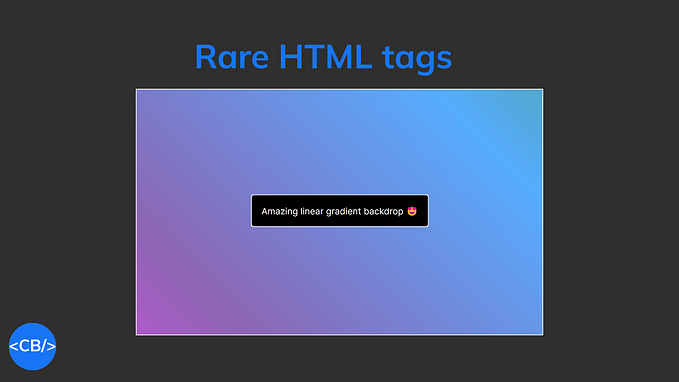 Nobody wants to use these HTML tags 😭