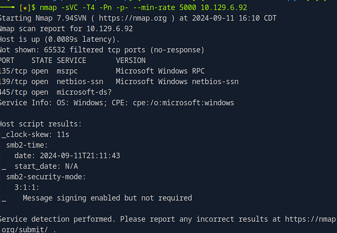 Hack the Box — Tactics