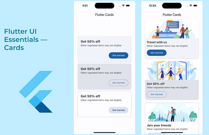 Flutter UI Essentials — Cards