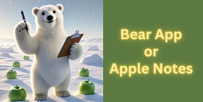 Why Bear App Is My Favourite Notes App