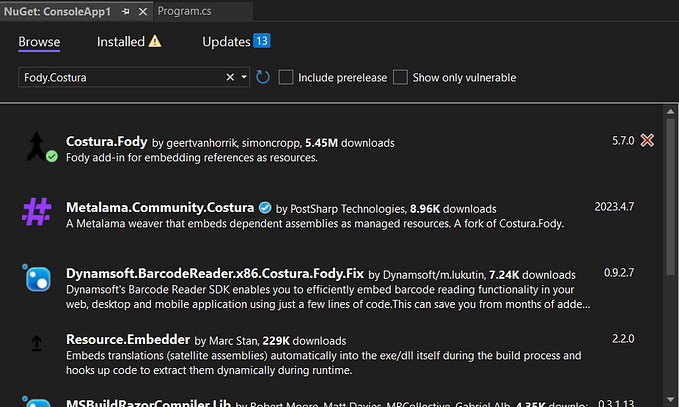 How to pack all your DLLs into single EXE file in Visual Studio