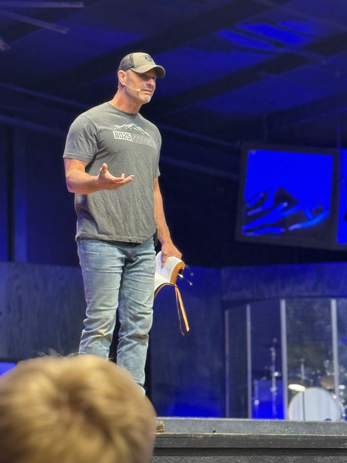 Brody Holloway, the co-founder and lead pastor of Snowbird Wilderness Outfitters. Luc Olinga