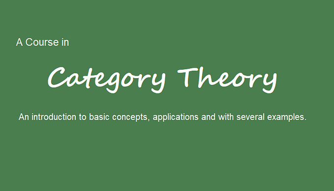 A course in Category Theory.