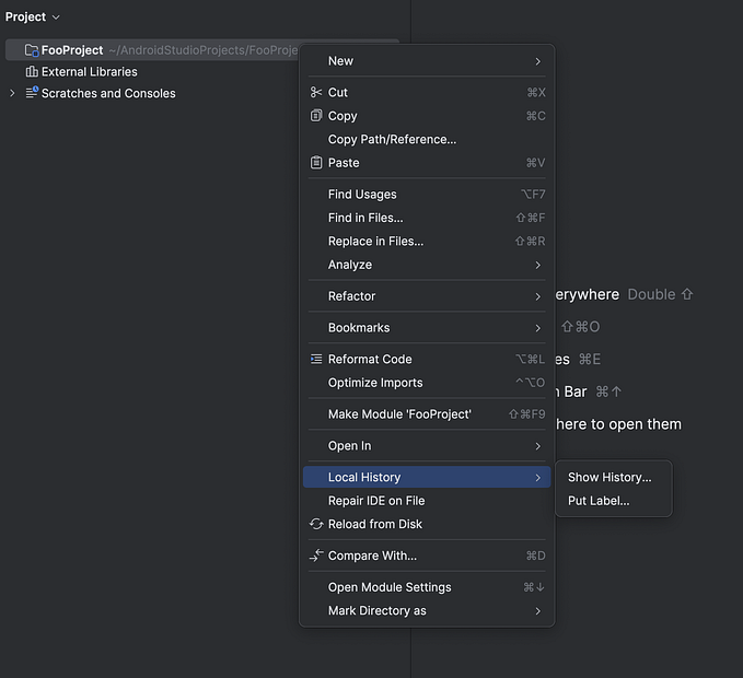 What to do if you accidentally deleted your Android project, and without any backups?