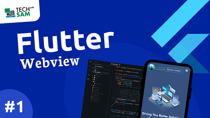 FLUTTER WEBVIEW TUTORIAL #1 — Convert a website into a mobile app.