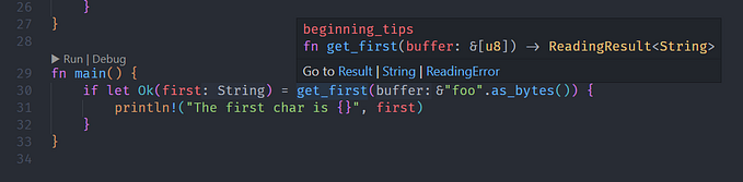 Visual Studio Code IntelliSense giving a link to the omitted error