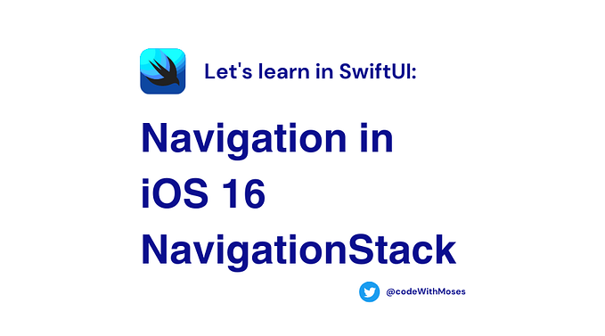 Navigation in iOS 16 SwiftUI | NavigationStack