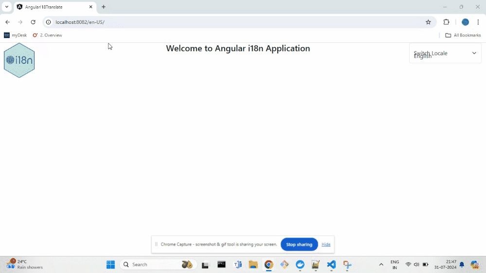 Angular Internalization: Switching between multiple locales and deploying to nginx — Part-I