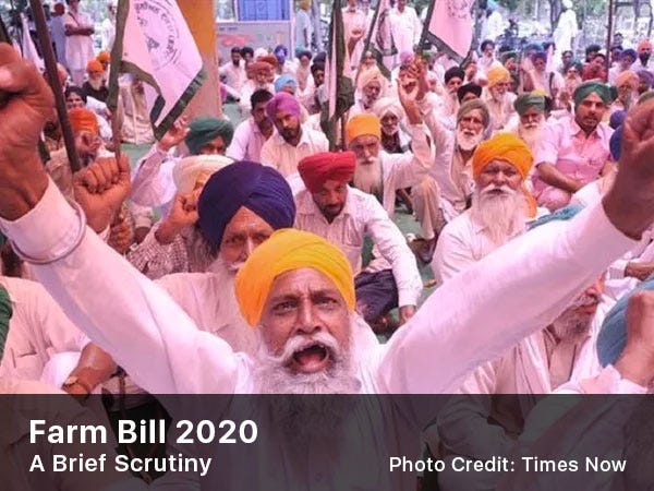 Farm Bill 2020: A Brief Scrutiny