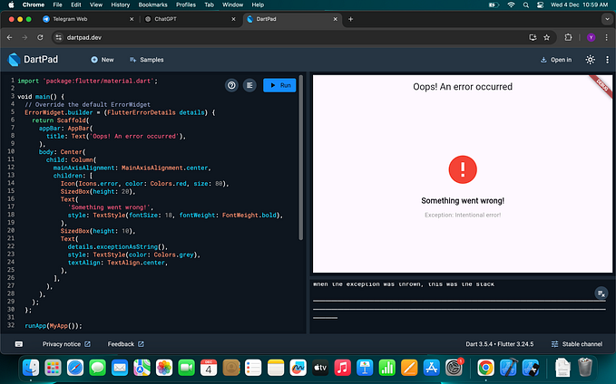 Customizing Flutter’s Error Widget: A Step-by-Step Guide