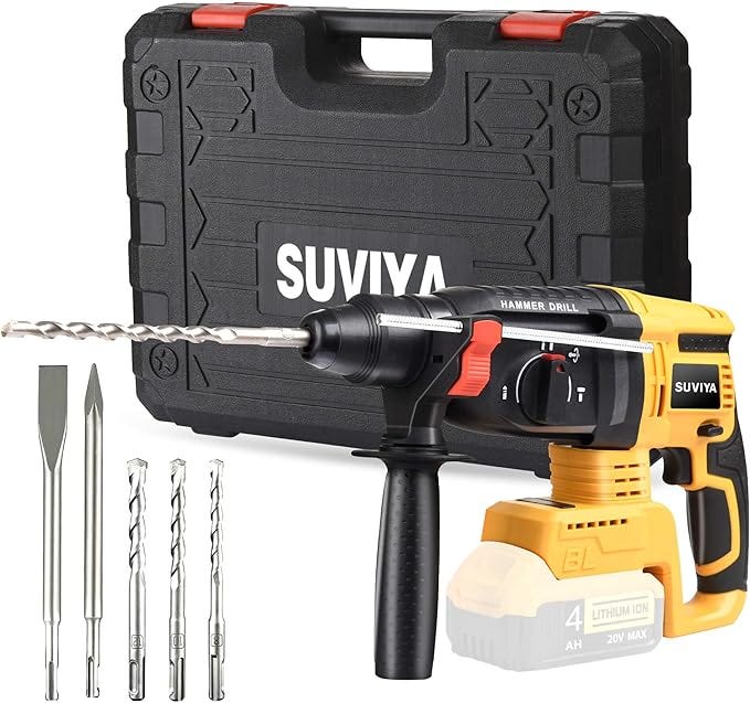 Unleashing Power: A Hands-On Review of the SUVIYA Rotary Hammer Drill
