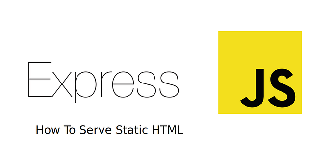 Using Express For Static HTML